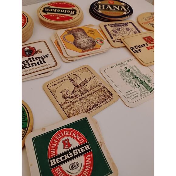 Vintage German Beer Coasters Lot Drink Mats Cardboard Deutsch Bier - Picture 3 of 5